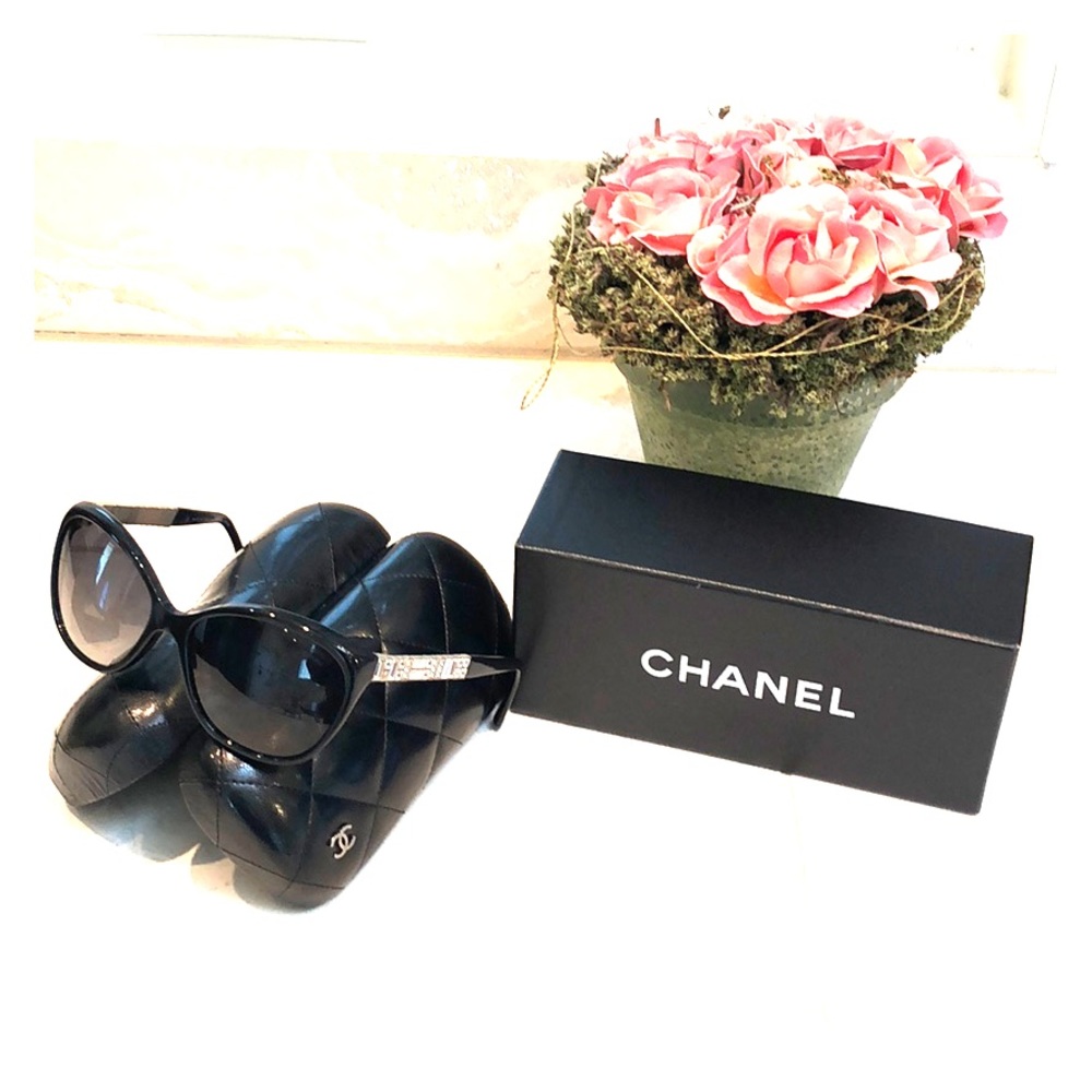 Chanel sunglasses includes everything pictured